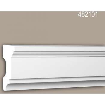 Raamrichel Profhome 482101 Exterieur lijstwerk Raamomlijsting Gevelelement neo-classicisme stijl wit 2 m