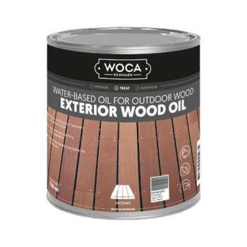 WOCA Exterior Oil Stone Grey - 750 ml