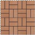11 st Terrastegel 30x30 cm 1 m² HKC bruin