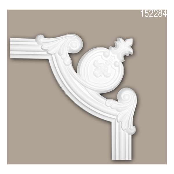 Hoekstuk 152284 Profhome Sierelement tijdeloos klassieke stijl wit Hoekstuk 152284 Profhome Sierelement tijdeloos klassieke stijl wit