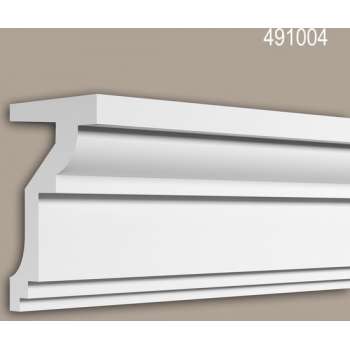 Kroonlijst Profhome 491004 Gevel profiel Sierlijst Lijstwerk neo-classicisme stijl wit 2 m