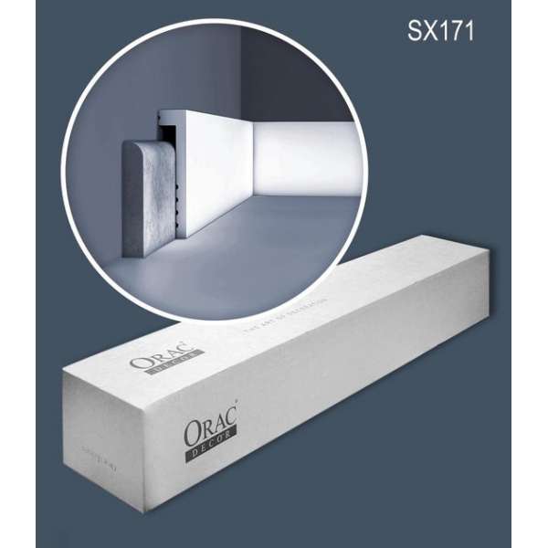 Orac Decor SX171 AXXENT 1 doos 20 stukken Plinte 40 m Orac Decor SX171 AXXENT 1 doos 20 stukken Plinte 40 m
