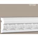Wandlijst 151332 Profhome Lijstwerk Sierlijst neo-classicisme stijl wit 2 m