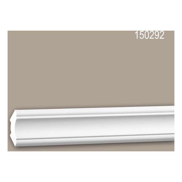 Kroonlijst 150292 Profhome Sierlijst Lijstwerk neo-classicisme stijl wit 2 m Kroonlijst 150292 Profhome Sierlijst Lijstwerk neo-classicisme stijl wit 2 m