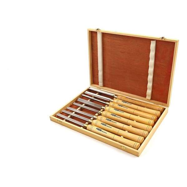 8-delige HSS Houtdraaibeitelset 8-B 8-delige HSS Houtdraaibeitelset 8-B