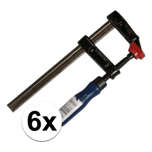 6 stuks kleine metalen lijmklemmen/hobbyklemmen 6 stuks kleine metalen lijmklemmen/hobbyklemmen