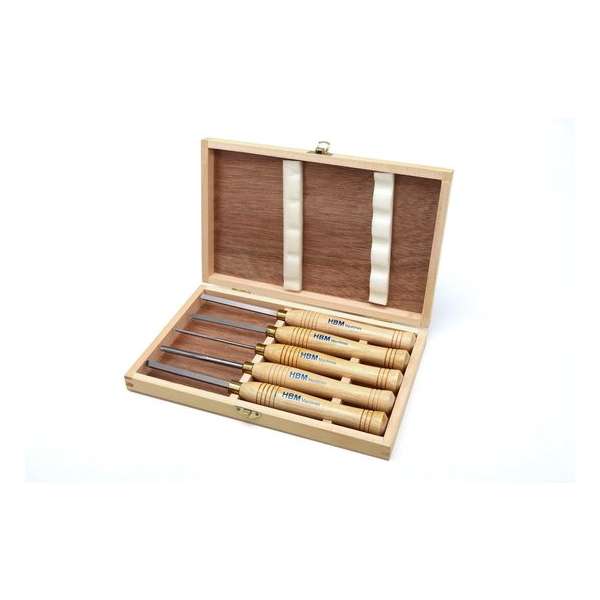 5 Delige HSS Houtdraaibeitelset 5 Delige HSS Houtdraaibeitelset