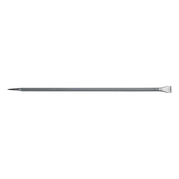 Silverline Koevoet - Breekijzer met Beitel en Punt Einde - 1200 x 27 mm.