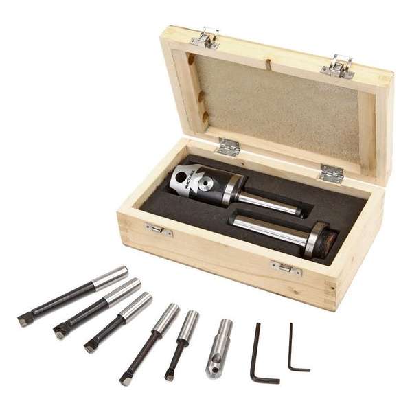 HBM 50 mm. MC2 en MC3 Kotterkop met 5 HM Beitels en Flycutter HBM 50 mm. MC2 en MC3 Kotterkop met 5 HM Beitels en Flycutter