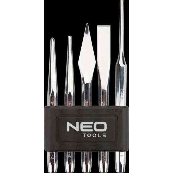 Neo Tools Doorslagenset, 5dlg, Crmo Staal Neo Tools Doorslagenset, 5dlg, Crmo Staal
