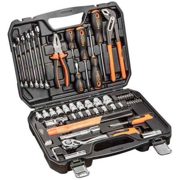 Neo tools Gereedschapkoffer 56 Delig, Neo tools Gereedschapkoffer 56 Delig,