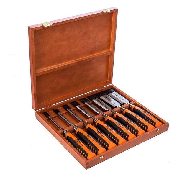 Bahco 424P-S8-EUR 8 delige Steekbeitelset - 2-componenten Bahco 424P-S8-EUR 8 delige Steekbeitelset - 2-componenten
