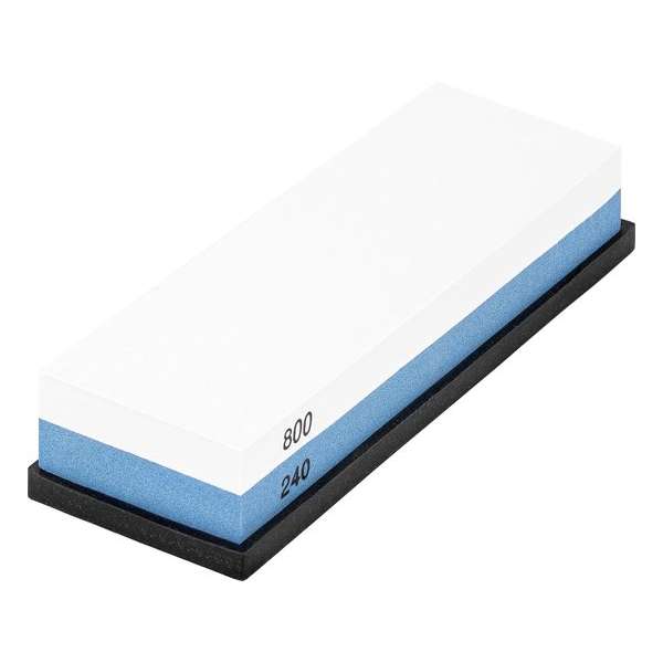 Latalis Pro Serie Slijpsteen 240/800 - Messenslijper - Wetsteen met anti-slip houder Latalis Pro Serie Slijpsteen 240/800 - Messenslijper - Wetsteen met anti-slip houder