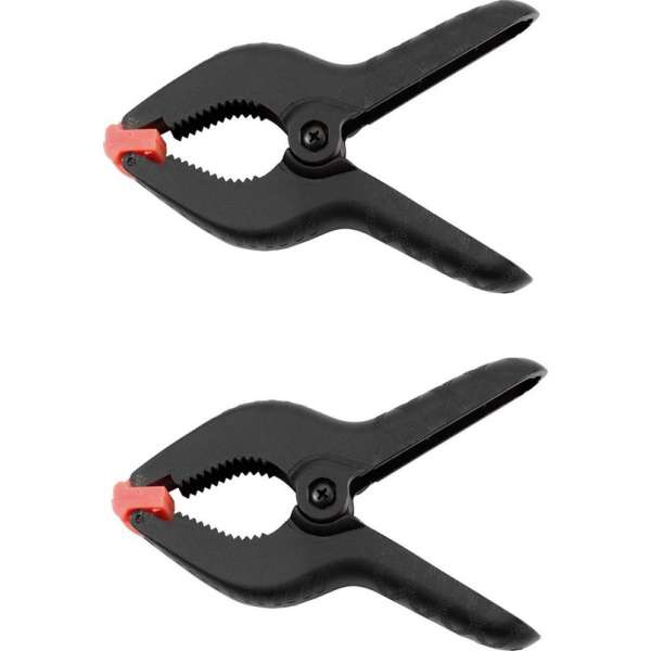 4x stuks lijmtangen / lijmklemmen - kunststof - 10 cm - hobby / klusbenodigdheden - marktkraamklemmen / veerklemmen 4x stuks lijmtangen / lijmklemmen - kunststof - 10 cm - hobby / klusbenodigdheden - marktkraamklemmen / veerklemmen