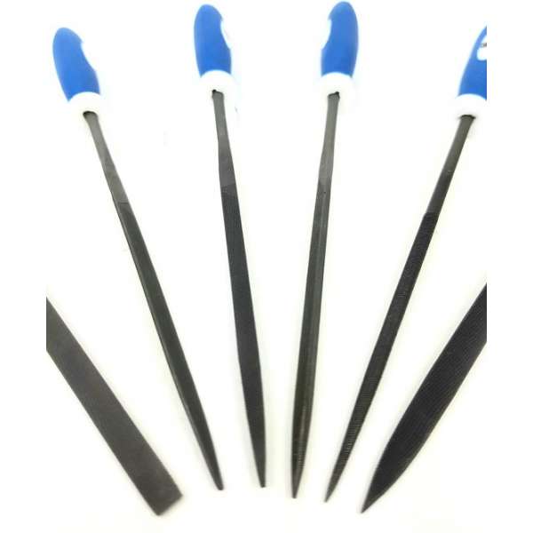 BGS Vijlenset - 6-delig - Softgrip handvat - Blauw BGS Vijlenset - 6-delig - Softgrip handvat - Blauw