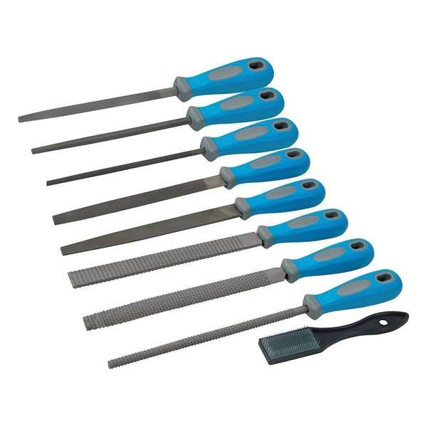 Silverline 9-delige vijl en rasp set Silverline 9-delige vijl en rasp set