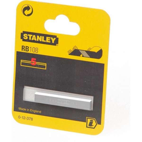 Stanley - Schaafmesje - Recht - 50mm - 5 stuks/kaart Stanley - Schaafmesje - Recht - 50mm - 5 stuks/kaart