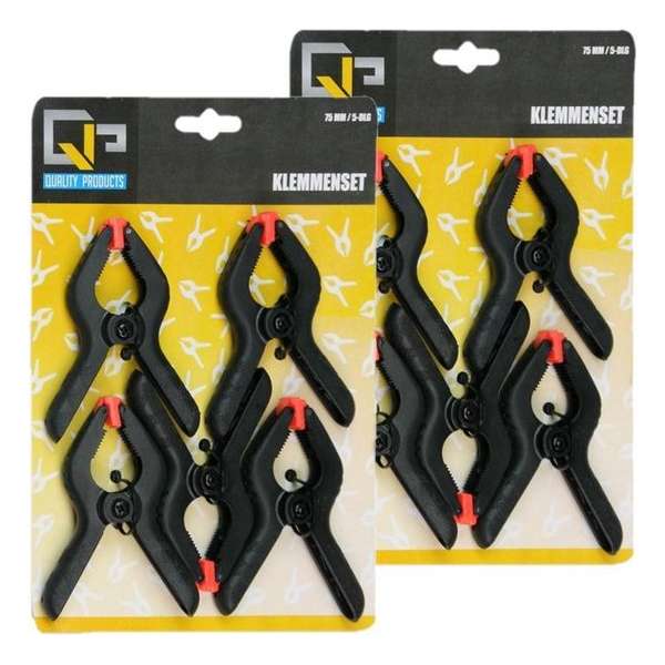 30x Hobby lijmklemmen/veerklemmen 7,5 cm - Hobby/klusbenodigdheden - Marktkraamklemmen 5 stuks 30x Hobby lijmklemmen/veerklemmen 7,5 cm - Hobby/klusbenodigdheden - Marktkraamklemmen 5 stuks
