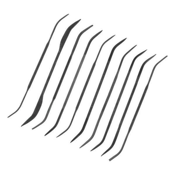 ModelCraft PFL6003 Medium Cut Double Ended Riffler Files Set (10pc) Gereedschap ModelCraft PFL6003 Medium Cut Double Ended Riffler Files Set (10pc) Gereedschap