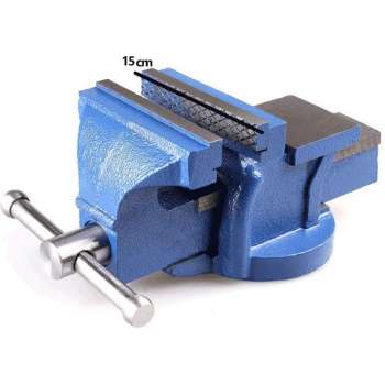 Bankschroef met aambeeld - gietijzer - 150 mm bankschroef