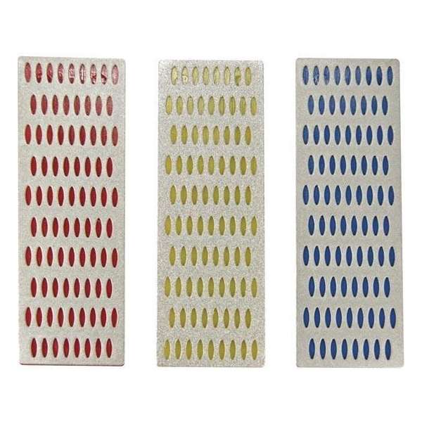Toolland Wetsteen Diamant 15,4 X 5,2 Cm Grijs 3 Stuks Toolland Wetsteen Diamant 15,4 X 5,2 Cm Grijs 3 Stuks