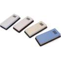 hbm professionele dubbelzijdige wetsteen k1000/3000 met rubberen anti slip houder