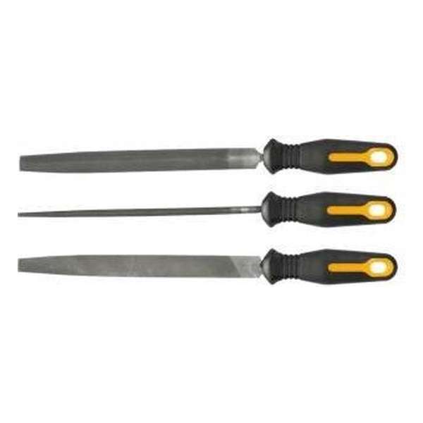 Topex Vijlenset 3x200mm Metaal T12 Topex Vijlenset 3x200mm Metaal T12