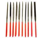 Naaldvijl set - 10 delige naaldvijl set - Vijl - Naaldvijl - Vijl set - Rood - 160x4mm