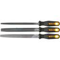 TOPEX metaalvijlenset 3 delig 200mm