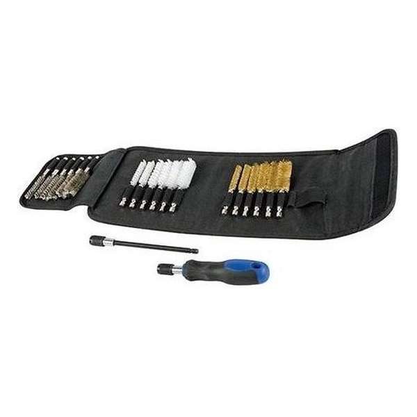 Silverline 20-delige draadborstel set 9 - 19 mm