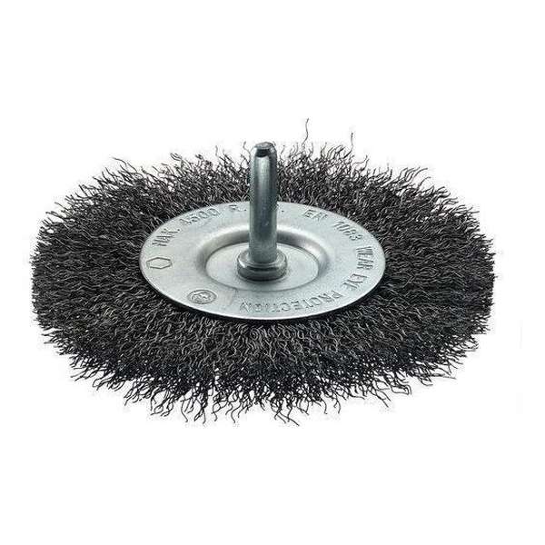 Flexovit Merchandising Staaldraadborstels vlak 100x6mm Flexovit Merchandising Staaldraadborstels vlak 100x6mm