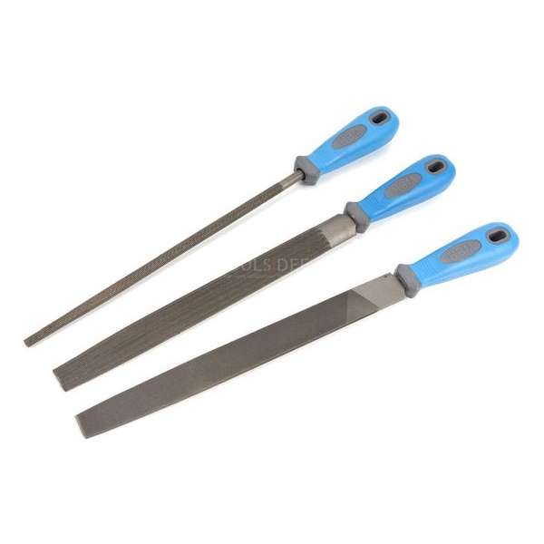 HBM 3 Delige Professionele Vijlenset 250 mm. Halfzoet HBM 3 Delige Professionele Vijlenset 250 mm. Halfzoet