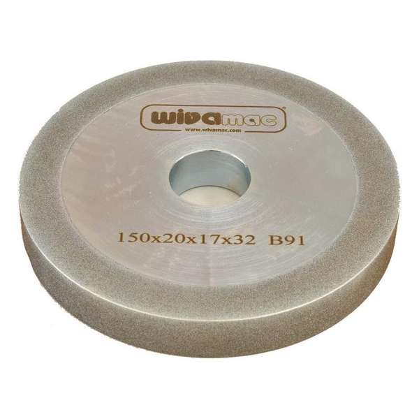 WIVAMAC CBN Grinding Wheel ⌀150 x 20 mm - Axle Hole ⌀32 mm WIVAMAC CBN Grinding Wheel ⌀150 x 20 mm - Axle Hole ⌀32 mm