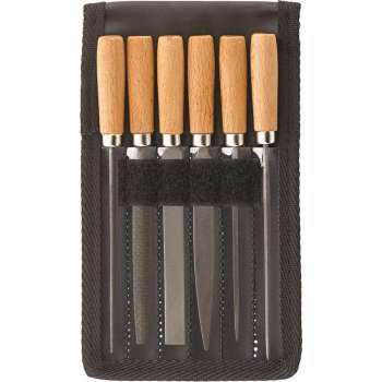 Stahlwille 12800 6-delige Sleutelvijlen set in etui