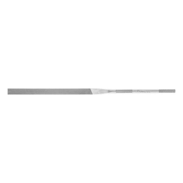 Precisie-naaldvijl Kap 2 Staal Vlak-stompe vijl 160mm Rüggeberg Precisie-naaldvijl Kap 2 Staal Vlak-stompe vijl 160mm Rüggeberg