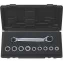 KS Tools Dubbele ringsleutel set met opbergkoffer (10 stuks 8-17mm)