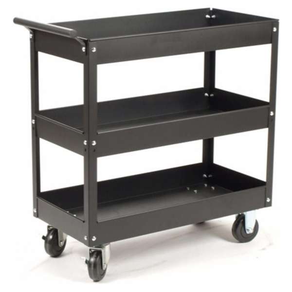 Topgear Gereedschapswagen open model zwart (719 x 365 x 780 mm) Topgear Gereedschapswagen open model zwart (719 x 365 x 780 mm)