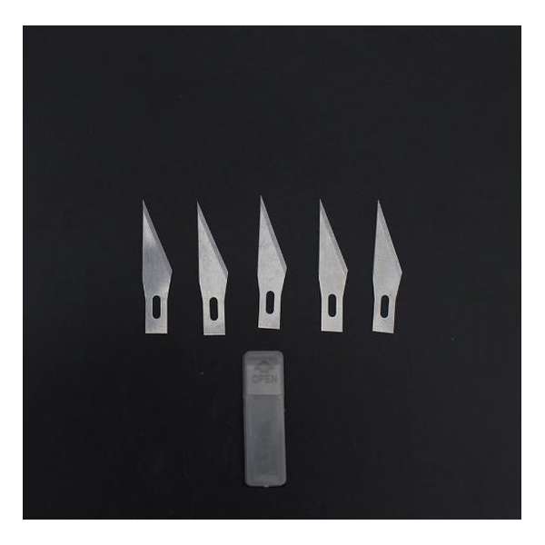 EPIN | Losse Scalpel Mesjes | 5 Stuks | Metaal | Hobby Mesjes | Scalp EPIN | Losse Scalpel Mesjes | 5 Stuks | Metaal | Hobby Mesjes | Scalp
