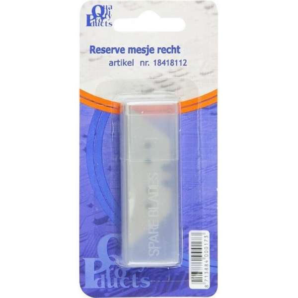 Glasschraper Reserve Mesjes - Glasreiniger - Stanleymes - Hobbymes Reserve messen - 19mm - 10 Stuks Glasschraper Reserve Mesjes - Glasreiniger - Stanleymes - Hobbymes Reserve messen - 19mm - 10 Stuks