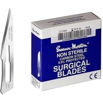 Swann Morton 0103 Scalpelmesje Chirurgie Mesjes - Non Steriel No.11