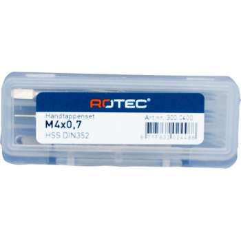 Rotec HSS Handtappenset  M4x0,7  3 stuks