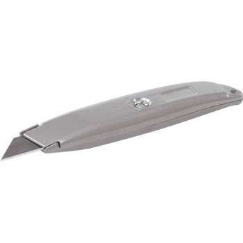 Silverline Intrekbaar Stanleymes / Mes - Zilver -150 mm.