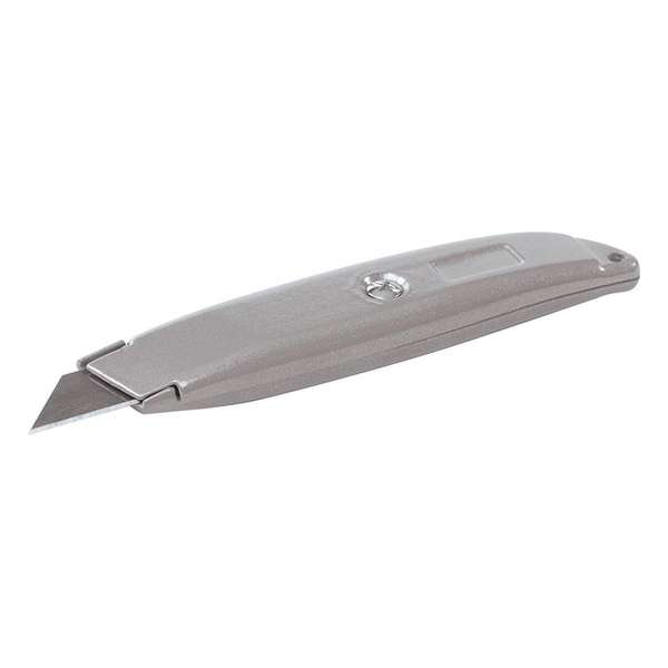 Silverline Intrekbaar Stanleymes / Mes - Zilver -150 mm. Silverline Intrekbaar Stanleymes / Mes - Zilver -150 mm.