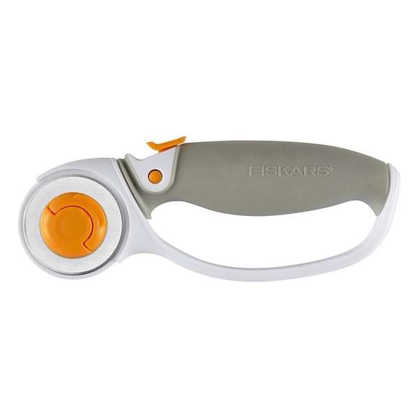 Fiskars Rolmes Easy Blade 45 Mm Wit/grijs/oranje Fiskars Rolmes Easy Blade 45 Mm Wit/grijs/oranje