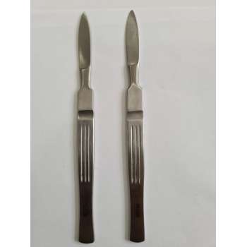 Belux Surgical / Ontleedmes met Metalen handvat & Dessecting knife 15cm RVS