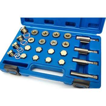 64 Delige Schroefdraad Reparatieset Olie Aftapplug M13 - M20