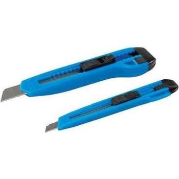 Silverline 2-delige plastic afbreekmessen set 18 mm en 9 mm