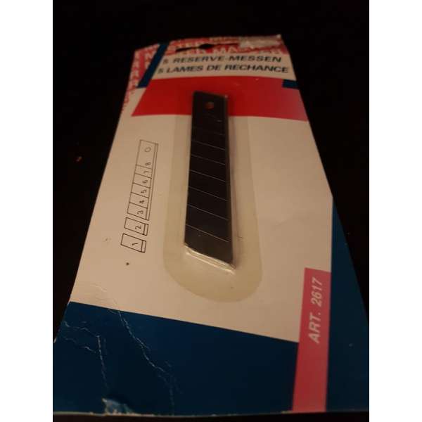 reserve mes voor afbreekmes breedte1,8 cm reserve mes voor afbreekmes breedte1,8 cm