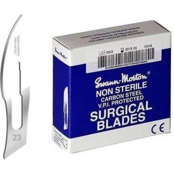 Swann Morton 0110 Scalpelmesje Chirurgie Mesjes - Non Steriel No.23