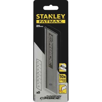 STANLEY Carbide Reserve Afbreekmessen 25mm (5 stuks)